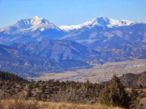 Sangre de Cristo's and the Arkansas River valley