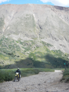 Riding up Mosquito Pass From Alma on the East side