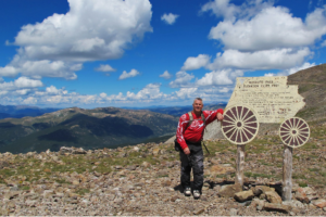 Mosquito Pass Summit Sign at 13,186 feet above sea level