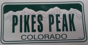 pikes peak plate