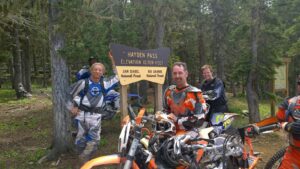 Hayden Pass Summit signage