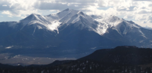 Mt Antero and the Continental Divide 
