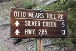 Otto Mears Tollroad sign