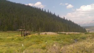 Rocks stacked in Willow Creek near Tincup 