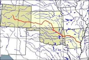 Arkansas River Drainage covers from Colorado, Kansas, Oklahoma and Arkansas