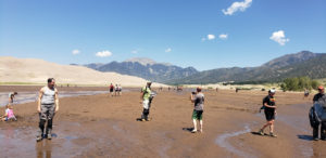 Medano Creek at the Great Sand Dunes National Park