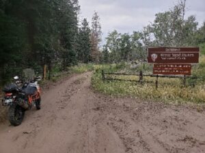 Entrance to the Great Sand Sand Dunes National Park from the East side