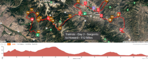 Day 2 Trailride map