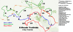 Map 3 day Trailride