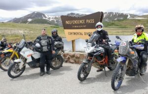 Independence pass on the Divide ride