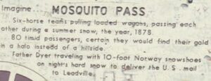 Mosquito Pass Sign