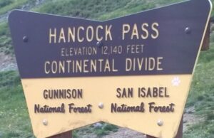hancock pass sign