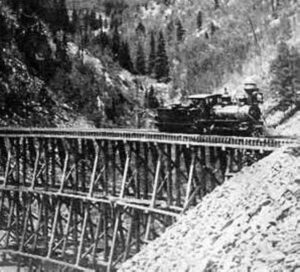 Train on Marshall Pass