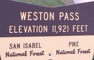 weston pass sign