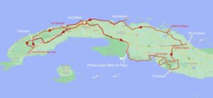 The Route in Western Cuba