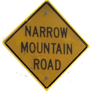 narrow winding road