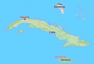 Cuba, Bahamas and Jamaica