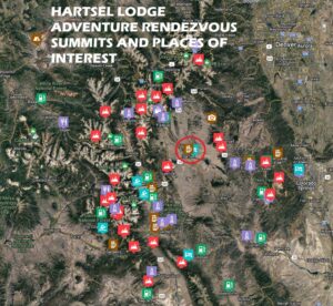 Summits places of Interest from Hartsel