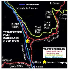 Trout Creek RR Map 1890 -1930