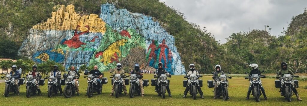 Motorcycle Gang in Cuba