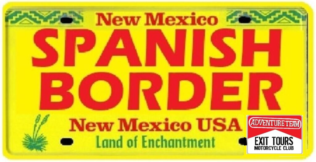 Spanish border plate