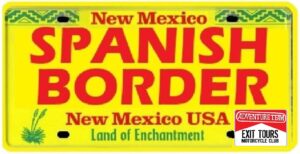 Spanish border plate