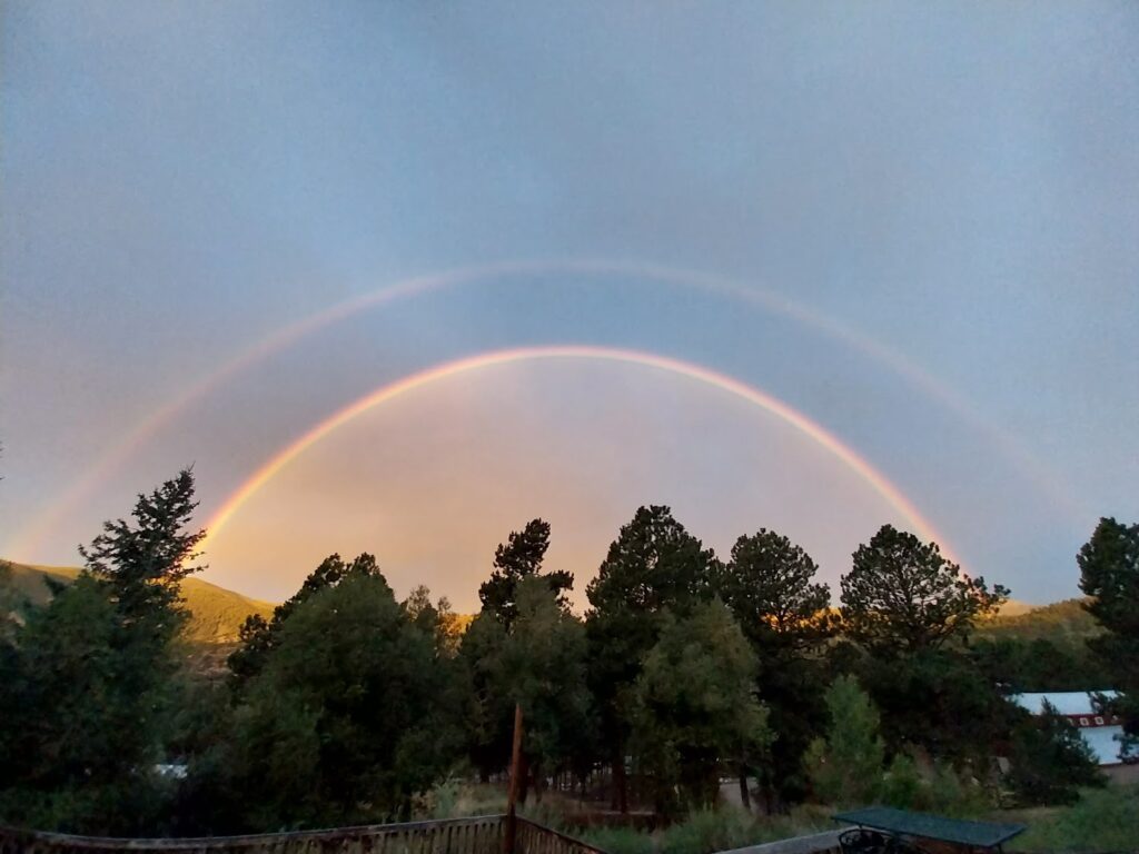 Ponderosa lodge double rainbow